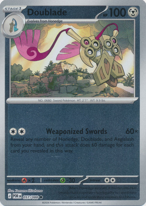 Doublade 057/088 (Reverse Holo)