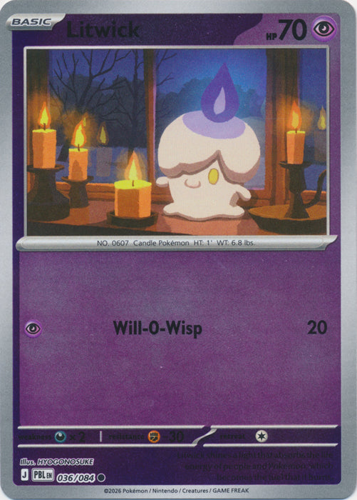 Litwick 036/084 (Reverse Holo)