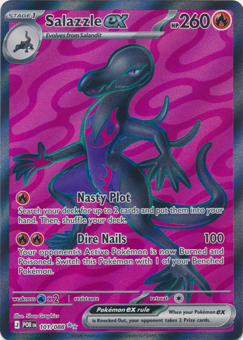 Salazzle ex 101/088 (Full Art)
