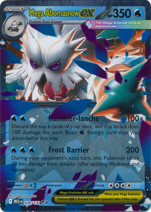 Mega Abomasnow ex 036/132 (Holo)