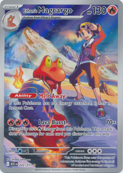 Ethan's Magcargo 222/217 (Holo)