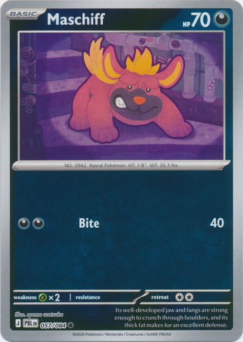 Maschiff 057/084 (Reverse Holo)
