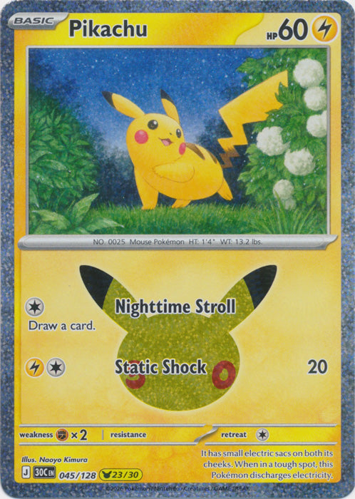 Pikachu 045/128 (23/30)