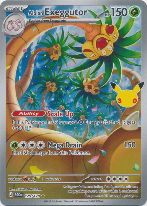 Alohan Exeggutor 129/128 (Holo)