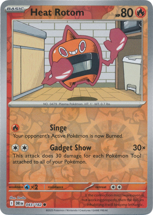 Heat Rotom 043/182 (Reverse Holo)