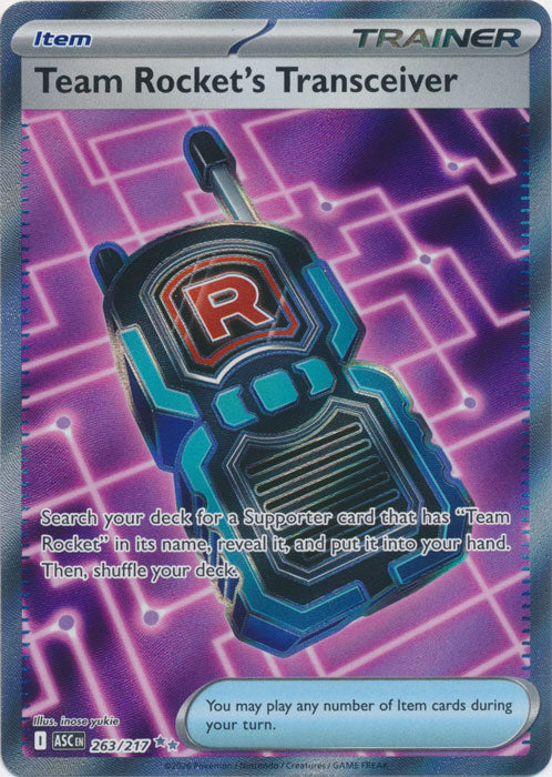 Team Rocket Transceiver 263/217 (Full Art)