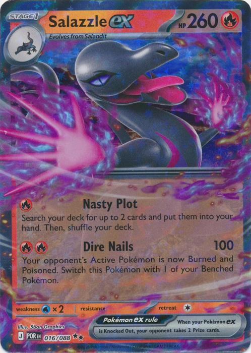 Salazzle ex 016/088 (Holo)