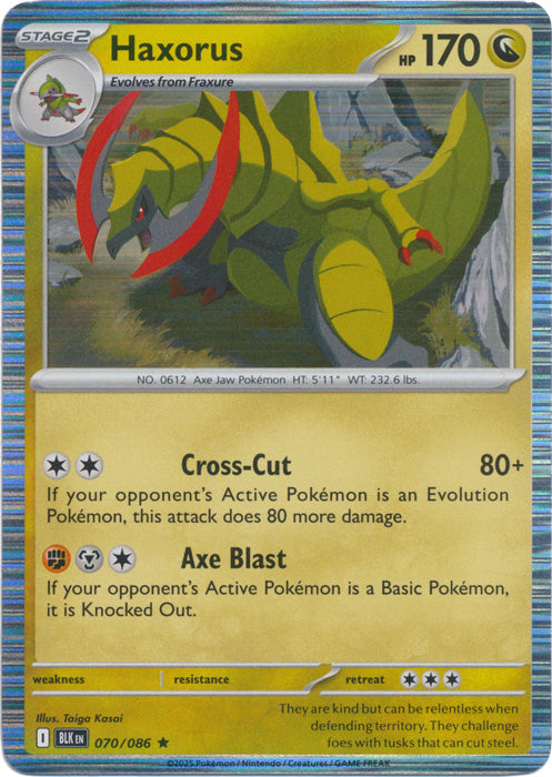 Haxorus 070/086 (Holo)