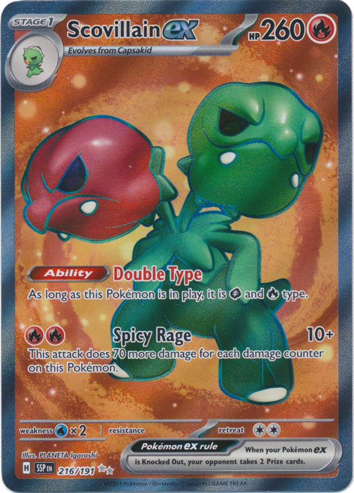 Scovillain ex 216/191 (Full Art)