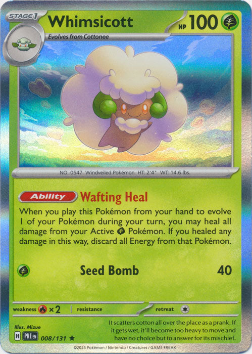 Whimsicott 008/131 (Holo)
