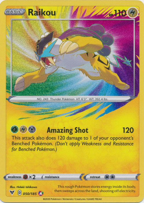 Raikou 050/185 (Holo)