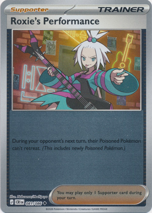 Roxie's Performance 081/086 (Reverse Holo)