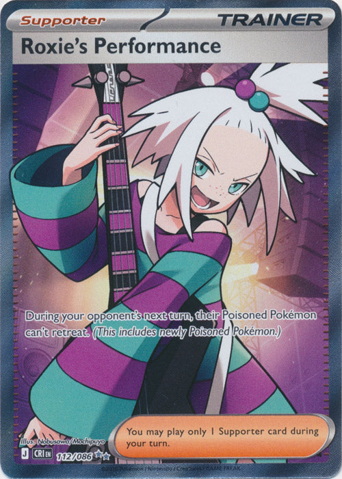 Roxie's Performance 112/086 (Holo Full Art)