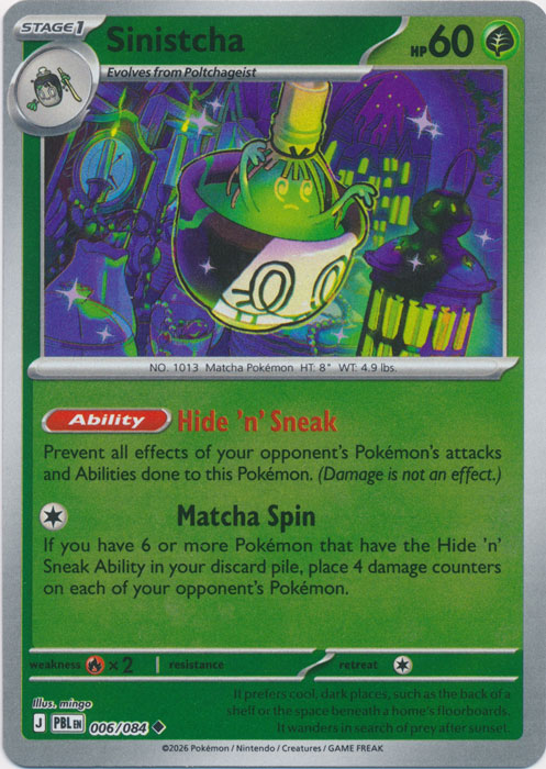 Sinistcha 006/084 (Reverse Holo)