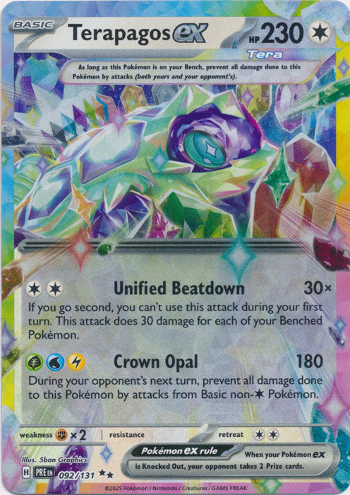 Terapagos ex 092/131 (Holo)