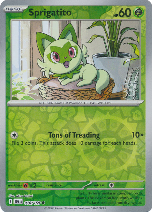 Sprigatito 016/159 (Reverse Holo)
