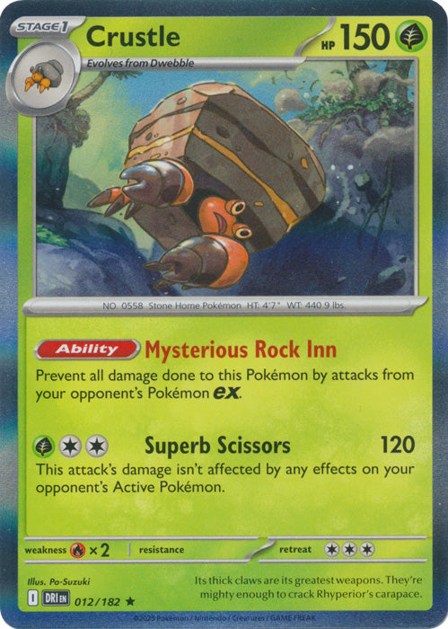 Crustle 012/182 (Holo)