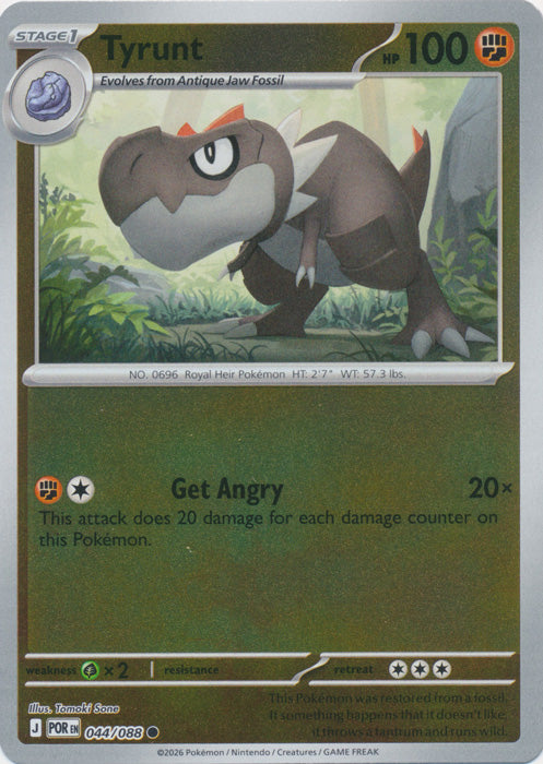 Tyrunt 044/088 (Reverse Holo)