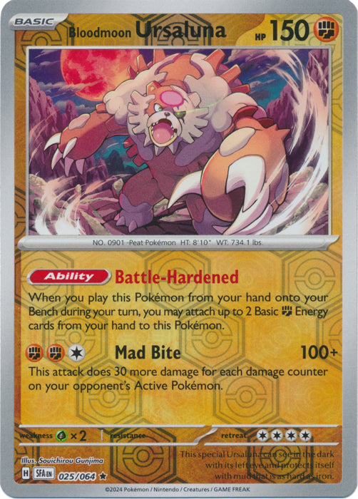 Bloodmoon Ursaluna 025/064 (Reverse Holo)