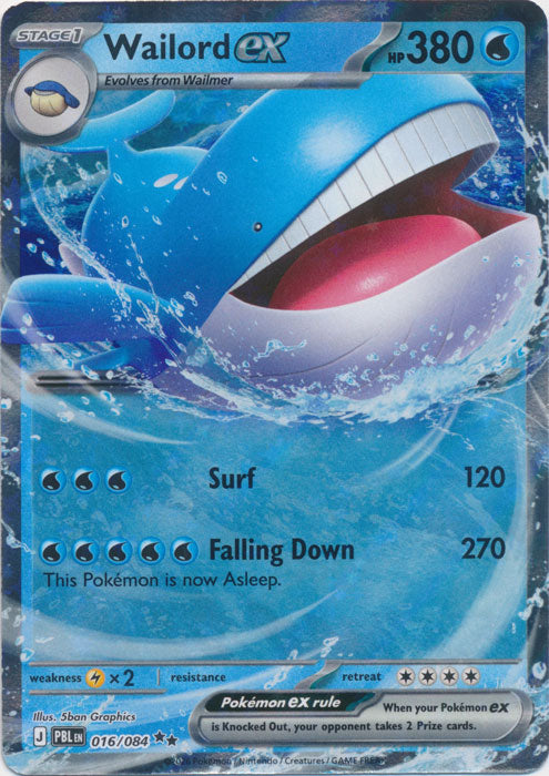 Wailord ex 016/084 (Holo)