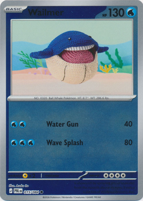 Wailmer 015/084 (Reverse Holo)