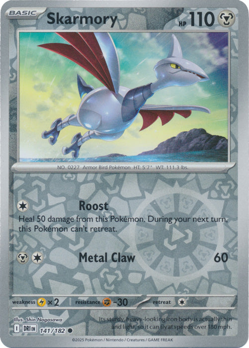 Skarmory 141/182 (Reverse Holo)