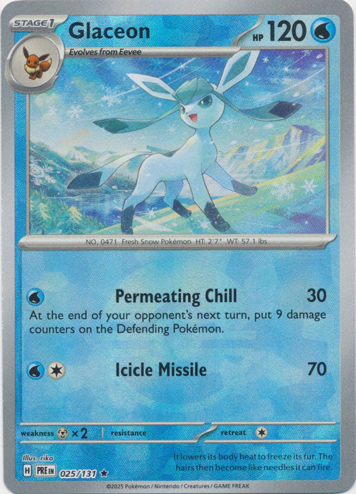 Glaceon 025/131 (Holo Poke Ball)