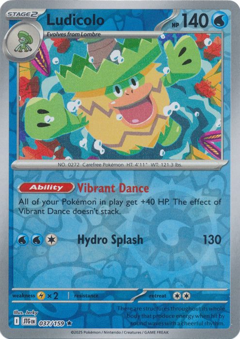 Ludicolo 037/159 (Reverse Holo)