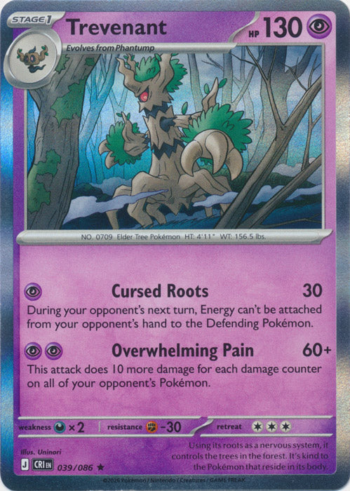 Trevenant 039/086 (Holo)