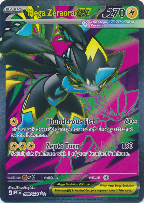 Mega Zeraora EX (Holo)